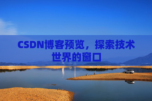 CSDN博客预览，探索技术世界的窗口